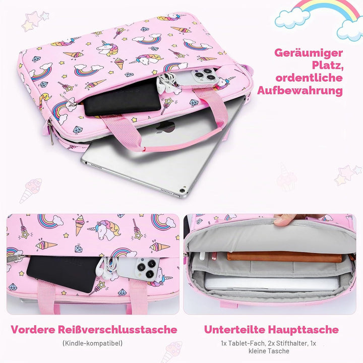 MoKo 10-12,5 Zoll Kinder Tablet Tasche Hülle für Fire HD 10 13th/11th Gen, Fire HD 8/7 Kids 2022, Ta