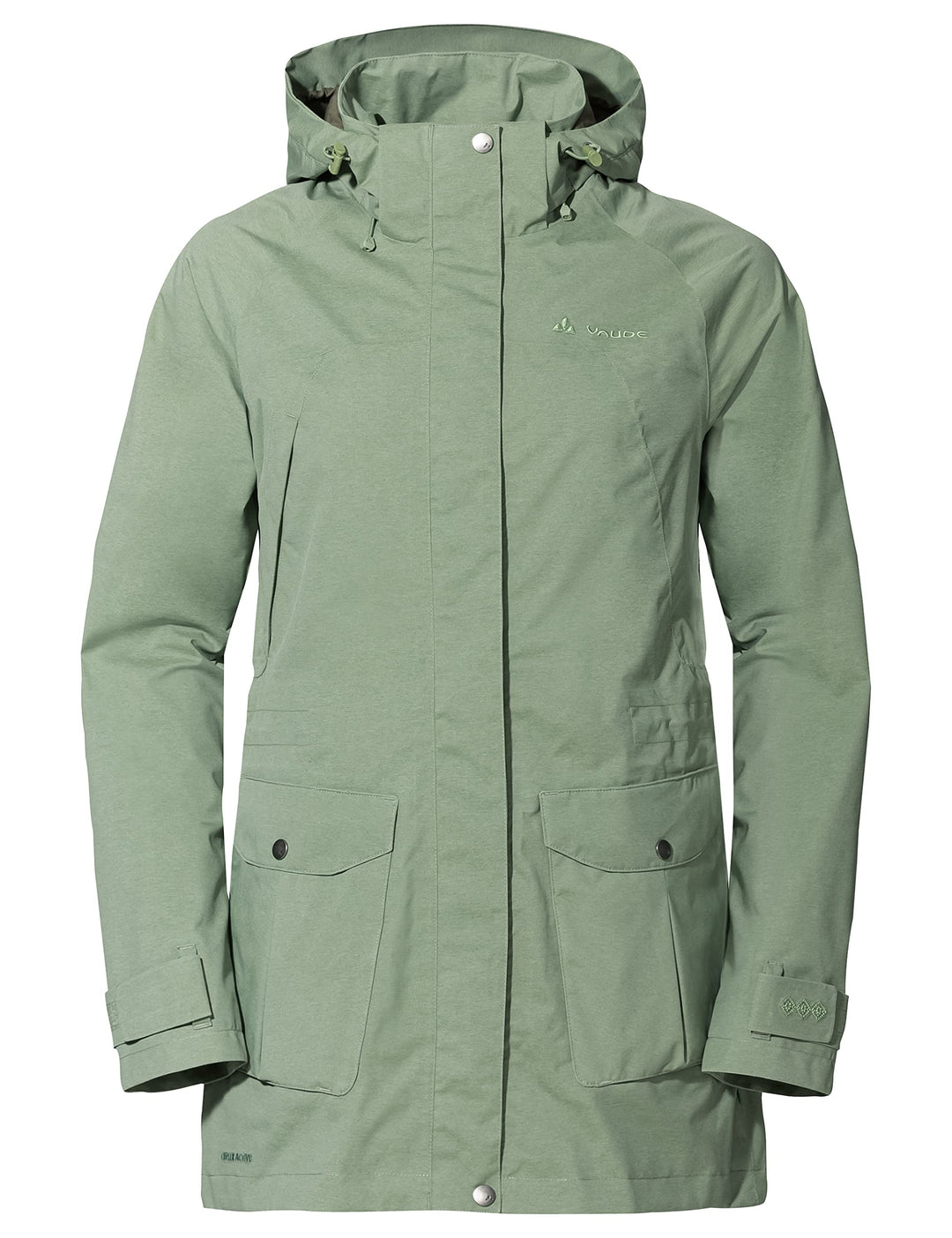 VAUDE Damen Women's Skomer Parka Jacke 34 Willow Green, 34 Willow Green