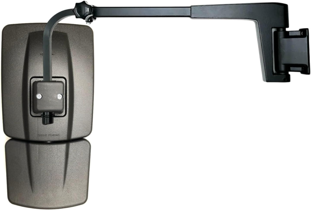 2x 2-Segment Aussenspiegel 435x223 mm und Spiegelhalter OE AL77483 und AL77484 ø17 mm für New Hollan