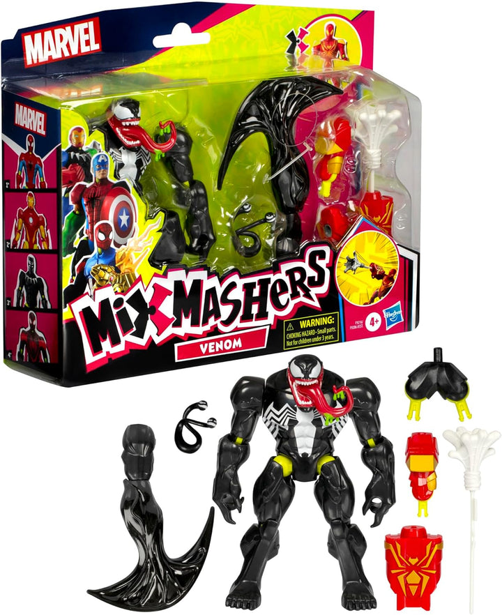 Spider-MAN MixMashers Marvel Venom individualisierbare Mix-and-Match Deluxe Action-Figur & Accessoir