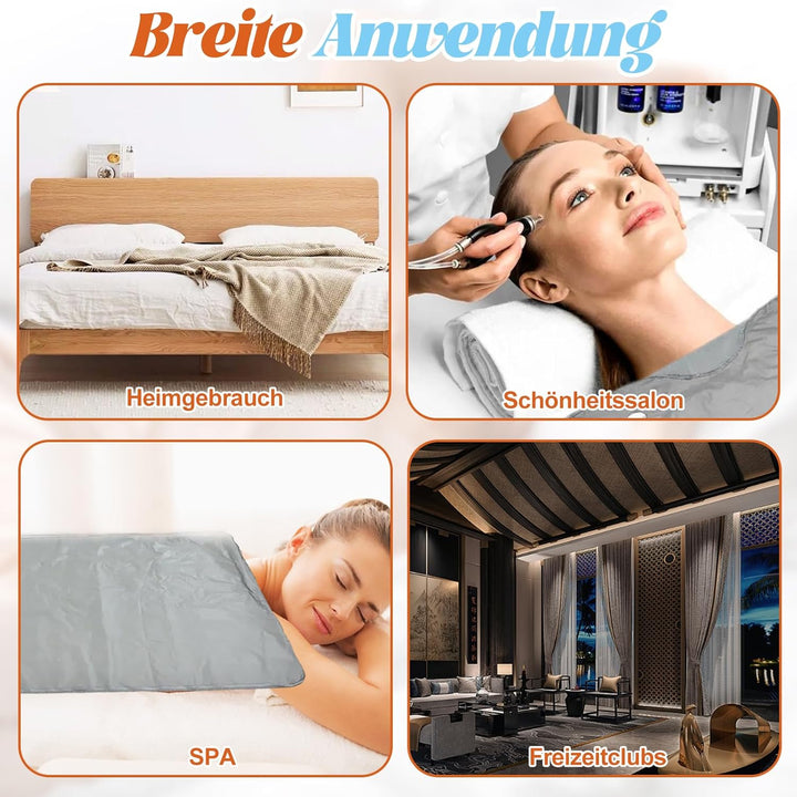 Infrarot-Saunadecke, Professionelle Oxford-Infrarot-Saunadecke, Doppeltes Leckschutz-Design, Saunade