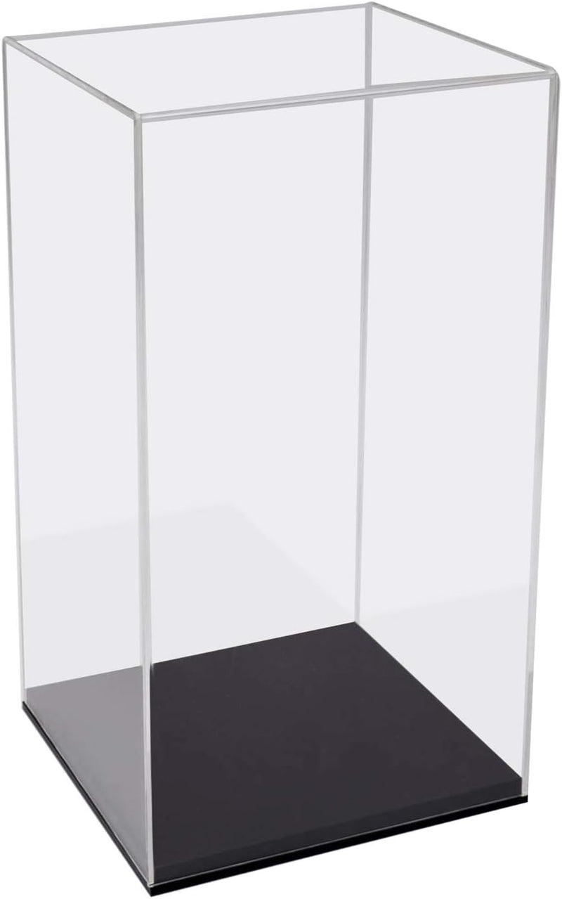 HMF 46812 Acryl Vitrine / Schaukasten für Modellautos, Figuren | 20 x 20 x 38 cm | Transparent 38 cm