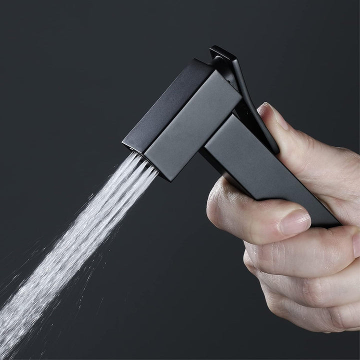 ESOP Bidet Handbrause Toilette Schwarz Messing Bidet Handbrause Sprayer für Bidet Armaturen WC, Bide