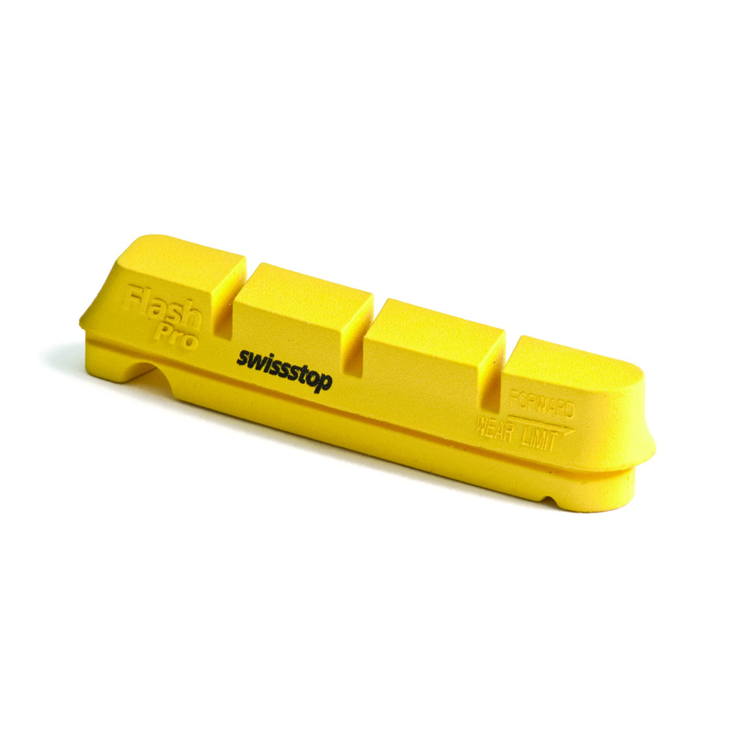 SwissStop Flash Pro Rennradbeläge, für Carbon, gelb (Yellow King)