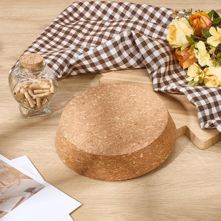OLYCRAFT 2 Stück Grosse Korken 13~15cm Holzflaschendeckel Konische Korken Hölzerne Einmachglasdeckel