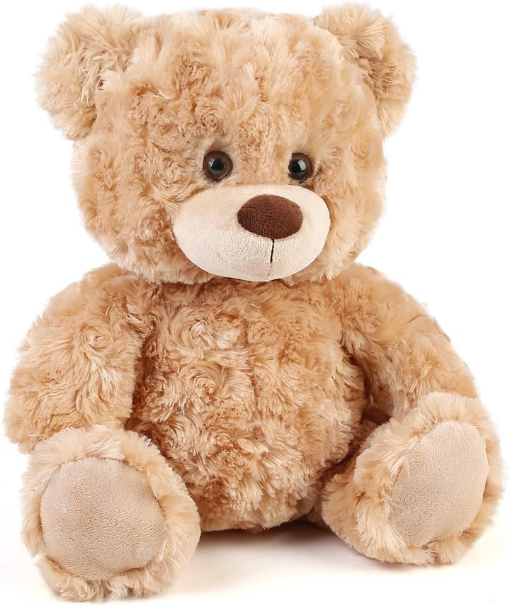 LotFancy Teddybär Kuscheltier 20cm, Süsses Stofftier Teddy, Klein, Braun | Plüschtier Teddy Bär, Bra