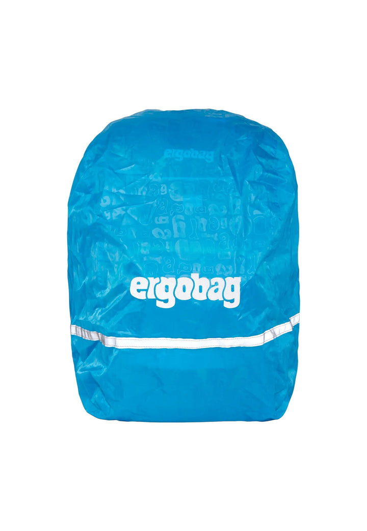 ergobag Regenschutz für Schulranzen und Rucksack, wasserdicht, mit Reflektoren und Gummizug Einheits