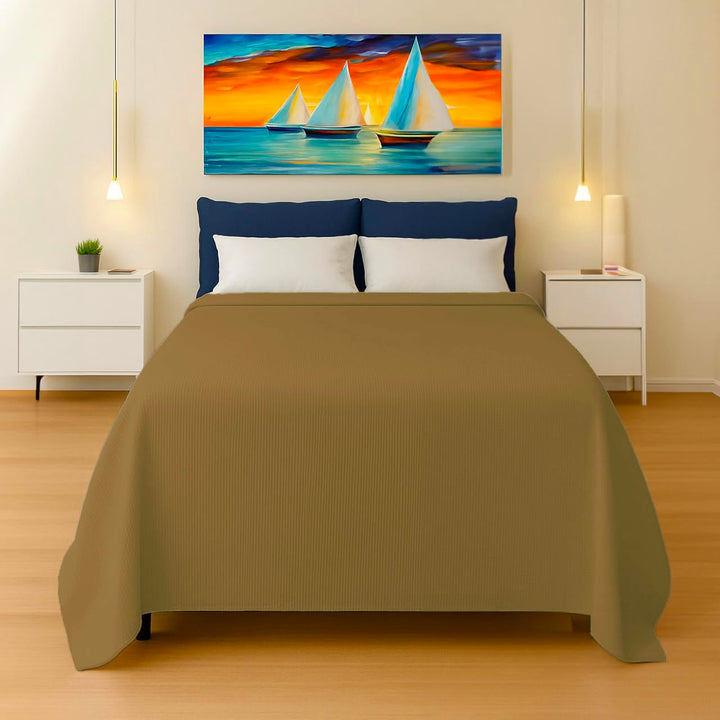 Byour3 - Tagesdecke Doppelbett Gemischte Baumwolle Einzelbett Queen Size Rechteckige Hypoallergene D