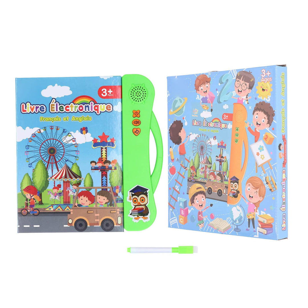 Französisches Klangbuch,englische Kinder, zum Lesen der Musik, interaktives Lernspielzeug, verwendet