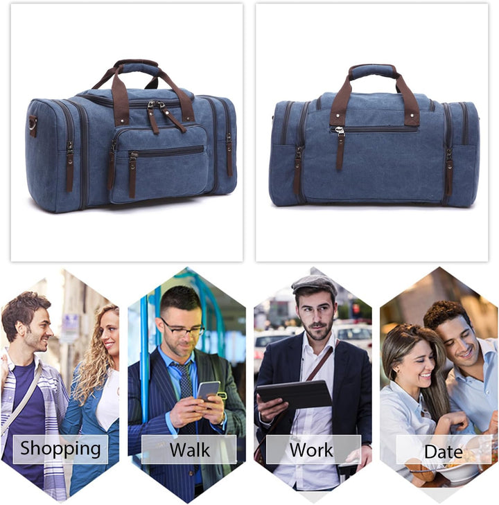 FANDARE Sport Reisetasche Herren/Damen Gym Handtasche Boston Handtasche Outdoor Camping Weekend Umhä