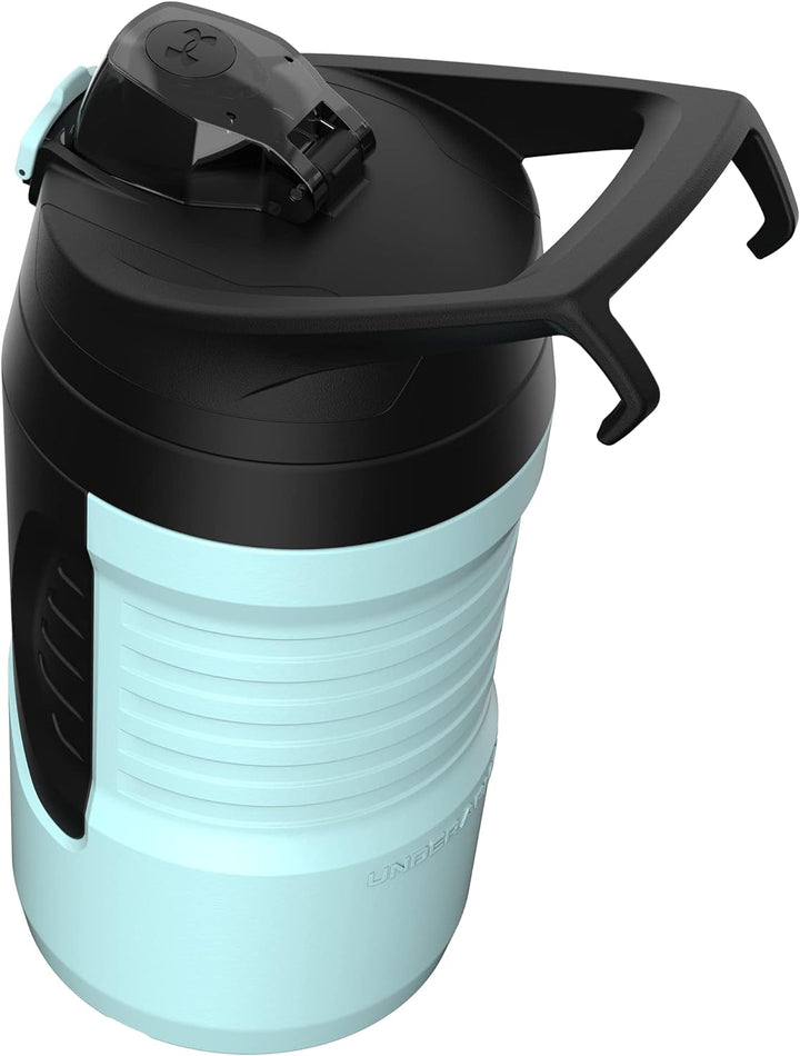 Under Armour UA 32oz Playmaker Jug Breeze Blue Schwarz und Marineblau, Schwarz und Marineblau