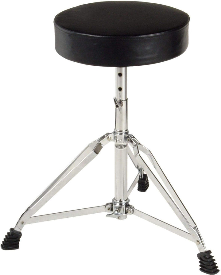 XDrum Schlagzeughocker Pro (doppelstrebig, Höhenverstellbar 50-64cm, Dreibeinig mit Gummifüssen, zus