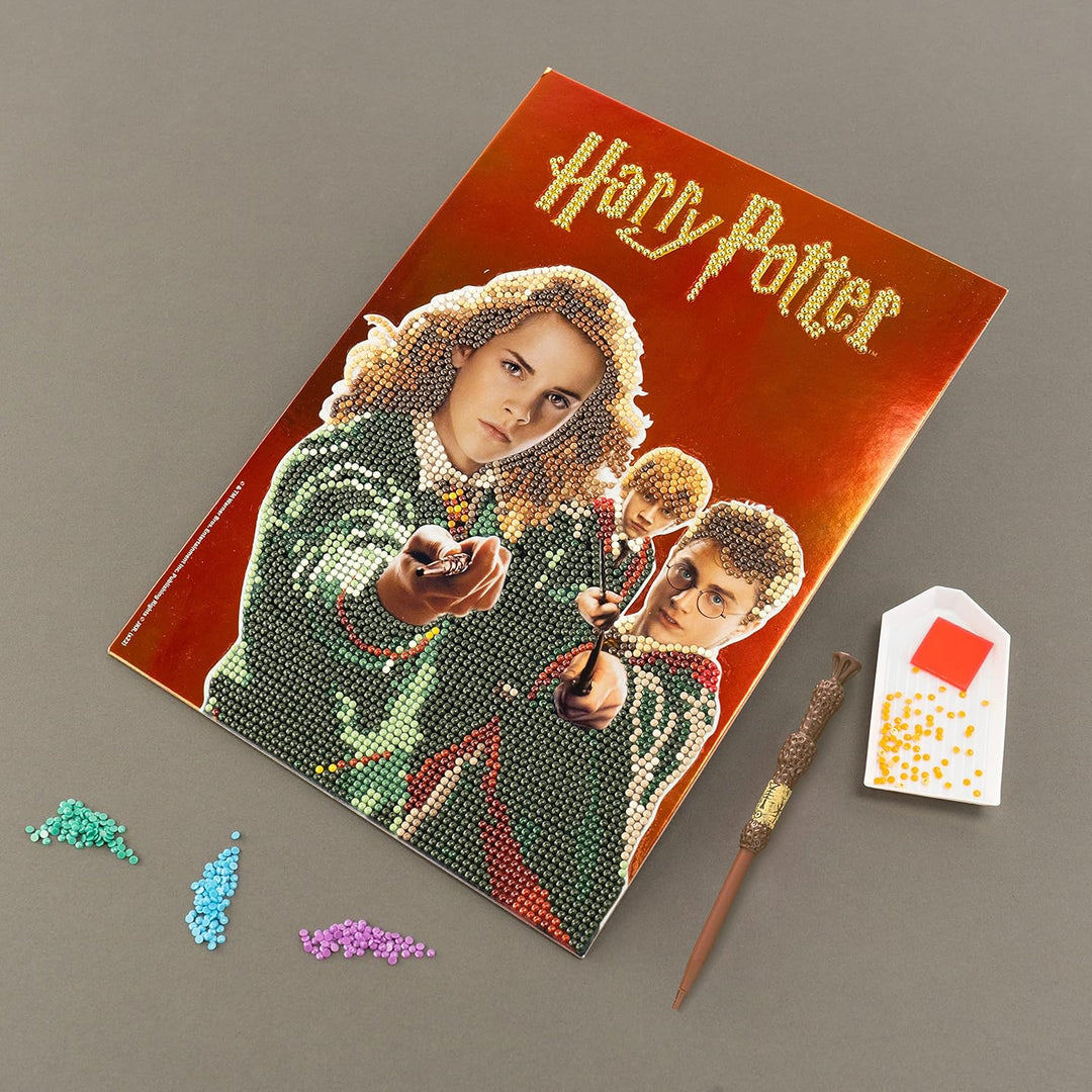 DIAMANTINY Harry Potter – Zauberstiftung Magic Trio – Mosaik-Set – Aktivitäten Crystal Art Diamond P