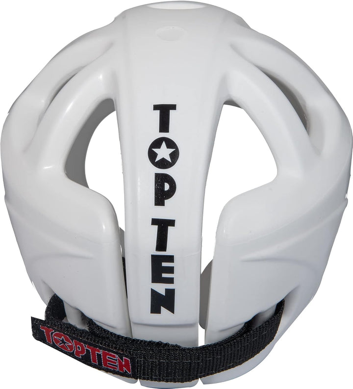 TOP TEN Kopfschutz „Avantgarde“ (WAKO Approved) Weiss L, Weiss L