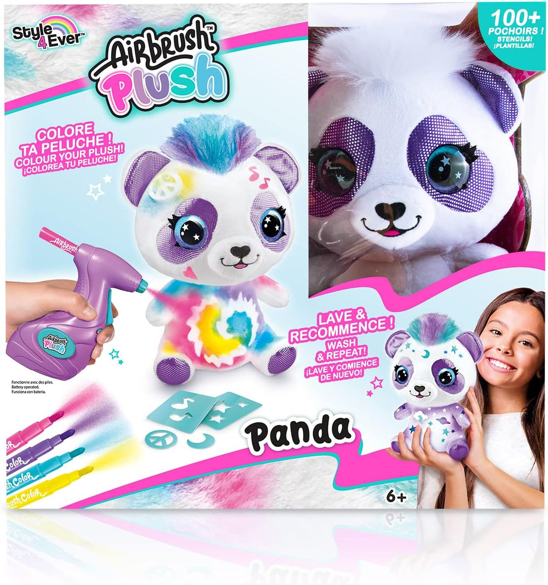 Canal Toys Airbrush Plush, färben Sie Ihren Panda, OFG257, bunt