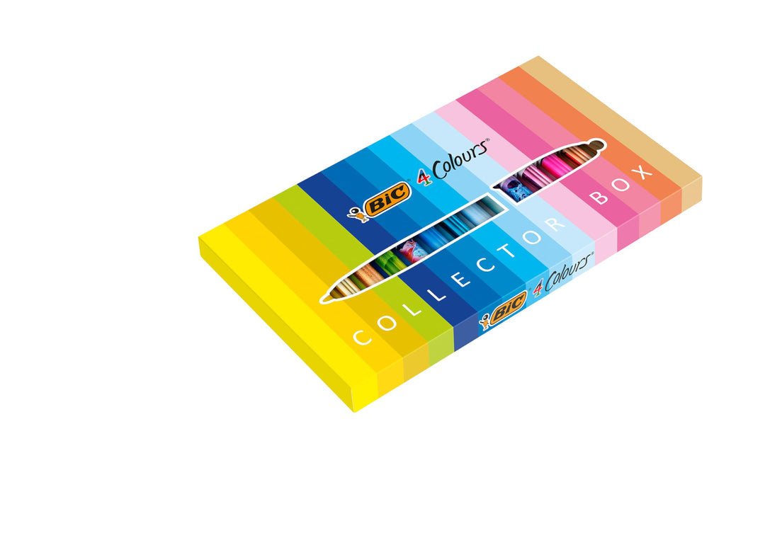 BIC 4 Farben Kugelschreiber Set Sonderedition, in verschiedenen Farben, 15er Pack, Ideal für das Bür