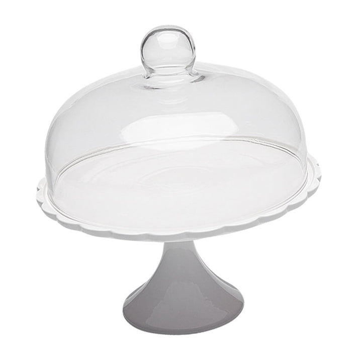 Glas Tortenplatte Mit Deckel Footed Cake Plate mit Kuppel Keramik Dessert St?nder mit Glas Dome Deck