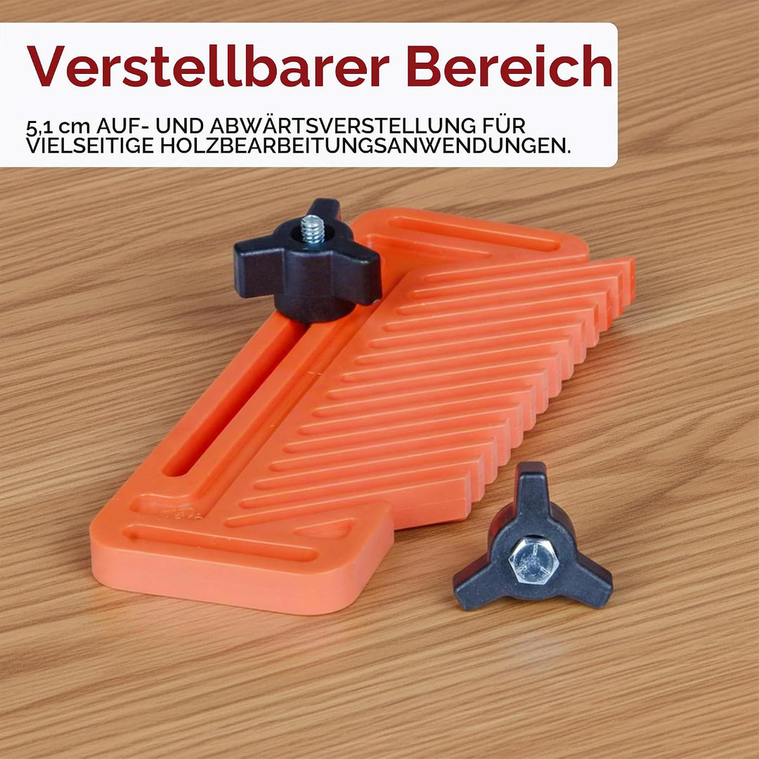 Tischsägen Doppel Federbrett, 1 Stk Einstellbar Druckkamm, Holzbearbeitung Sicherheit Featherboard,