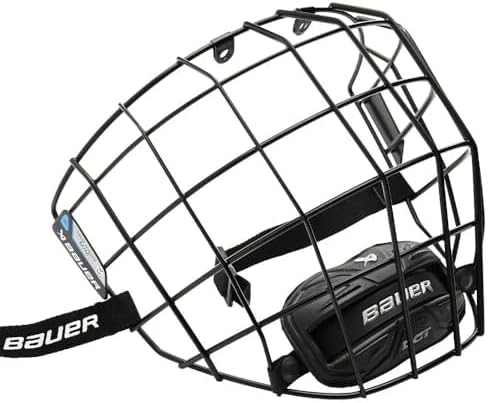 Bauer Facemask Profile II Gitter 2023 Schwarz S, Schwarz S