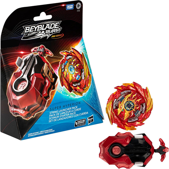 Beyblade Burst Pro Series Super Hyperion Schnur-Starker Pack, Beyblade Starter mit Kreisel, für Jung