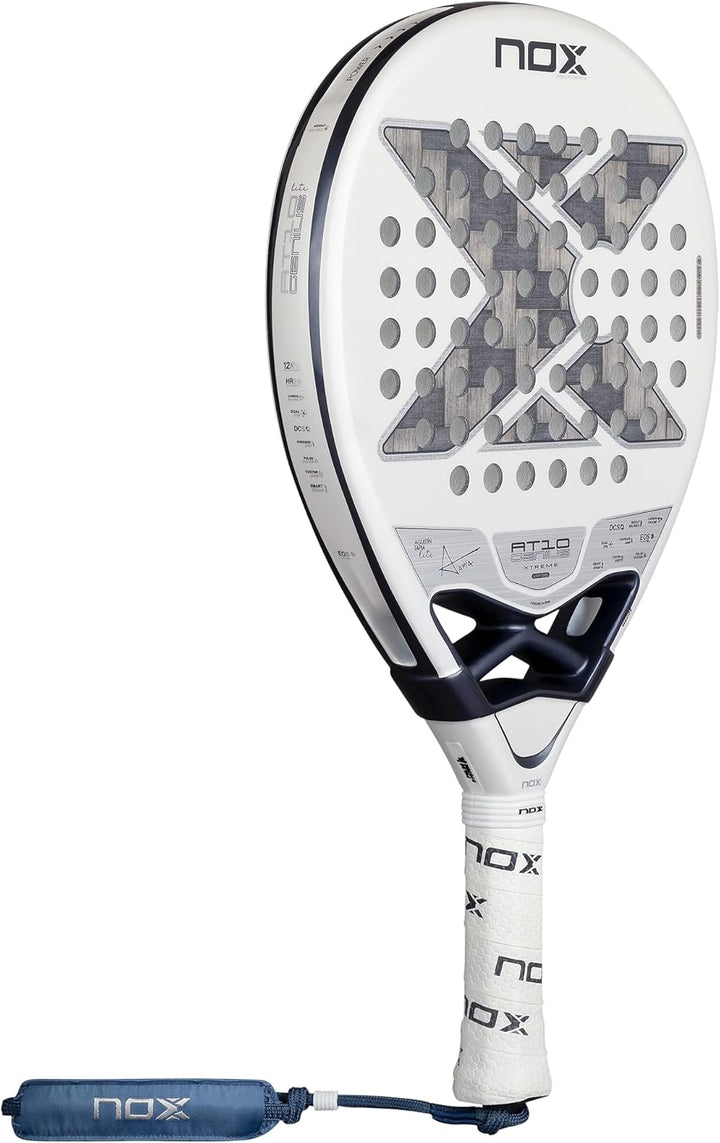 Nox Agustin Tapia Padelschläger Genius 12K Xtrem Lite AT10, Mehrfarbig