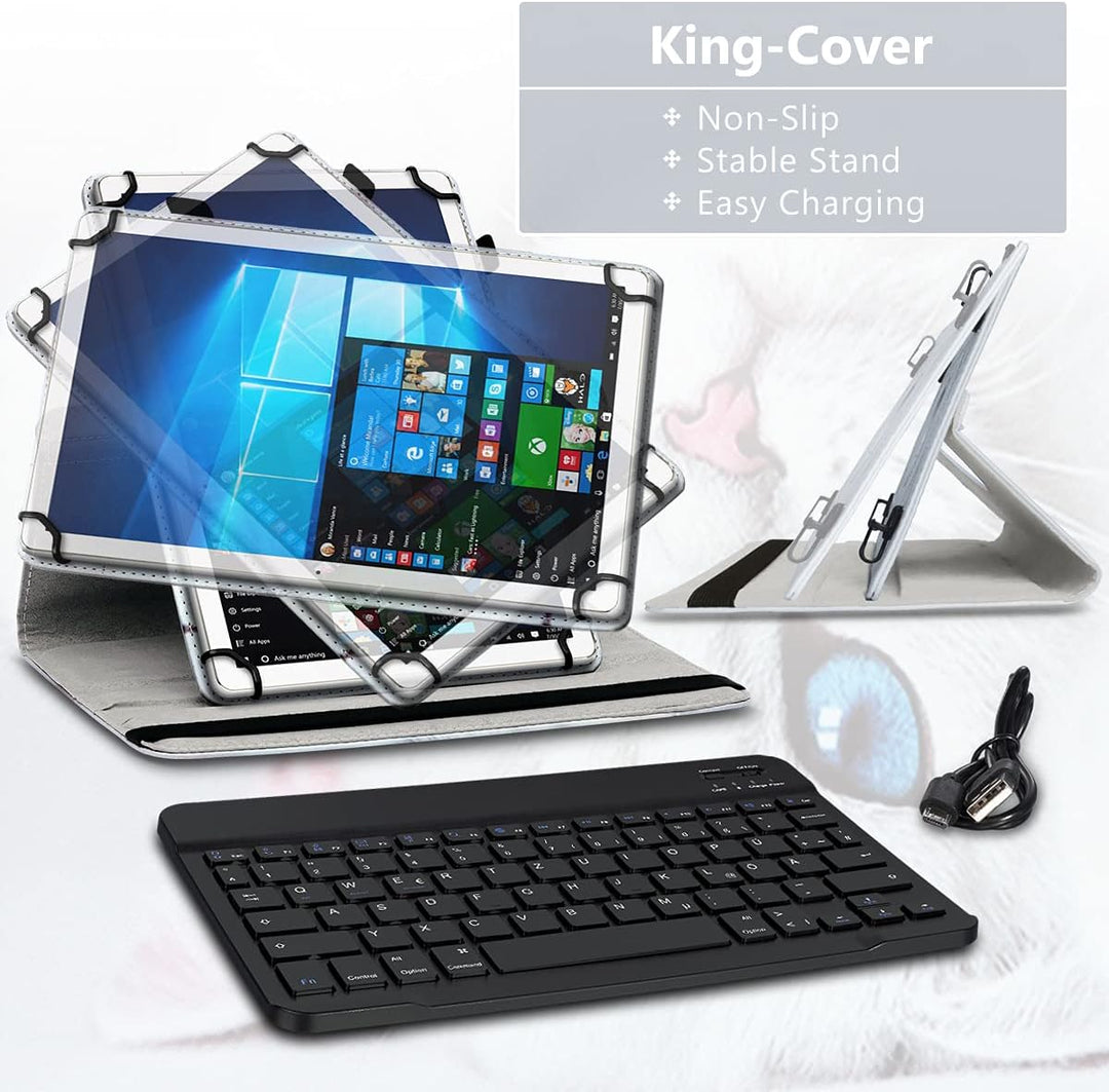 Tablet Hülle kompatibel mit Blackview Tab 20 16 15 13 12 11 10 Pro 9 8 8E Tasche Schutzhülle Bluetoo