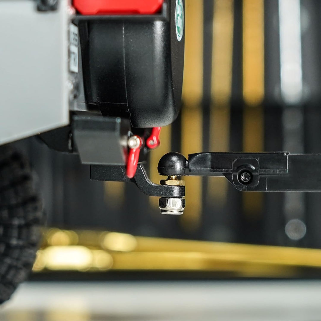 INJORA Utility Trailer mit Haken und Scale Aufbewahrungsboxen für TRX4M 1/18 RC Crawler Upgrade