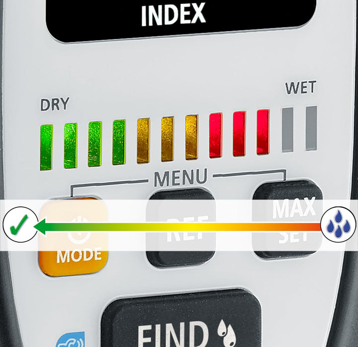Laserliner MultiWet-Finder Plus Materialfeuchtemessgerät Temperaturmessung