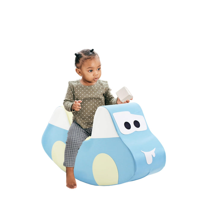 IGLU SOFT PLAY Schaukelpferd Kinder Schaukeltier Baby Schaukelspielzeug Spielzeug (Pastel), Pastel