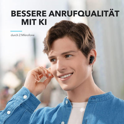soundcore by Anker P20i Kabellose Bluetooth Kopfhörer in-Ear, 10mm Treiber, Bluetooth 5.3, Anpassbar
