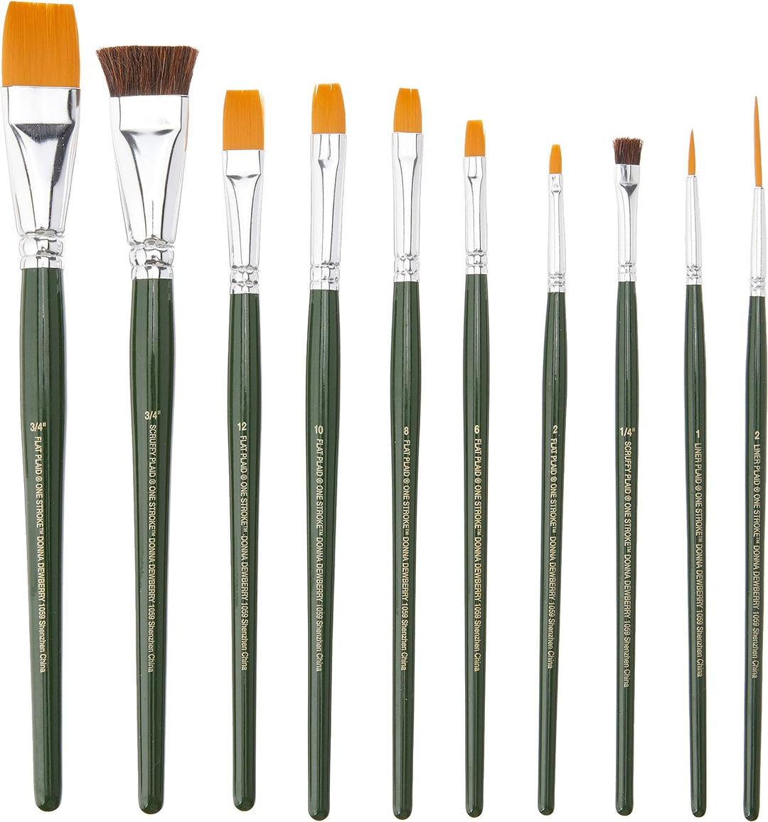 One Stroke Pinsel-Set, 1059 (10er Pack), 1
