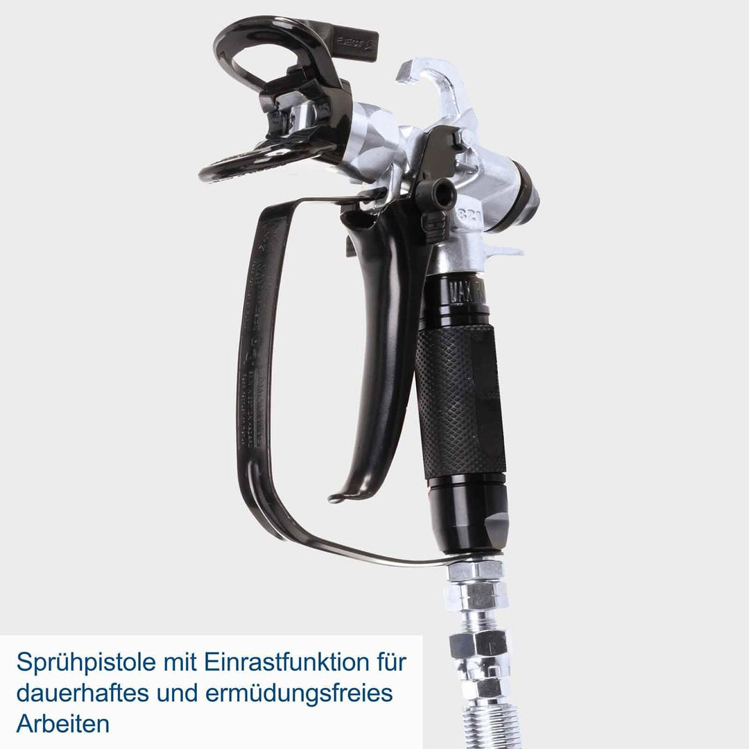 Scheppach ACS3000 Airless Farbsprühsystem 750W max. 207bar 7,6m Radius Durchflussmenge 1,1L/min, Mal