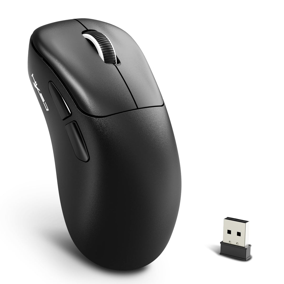 LexonElec HXSJ T700 Ultra-Light Wireless Gaming Mouse, Ergonomischer Formfaktor für Rechtshänder, BT