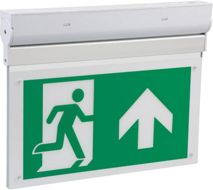 B-SAFETY BR599130 LED Fluchtweg-Notbeleuchtung Deckenaufbaumontage Ausgang, Rettungsweg, rechts, lin