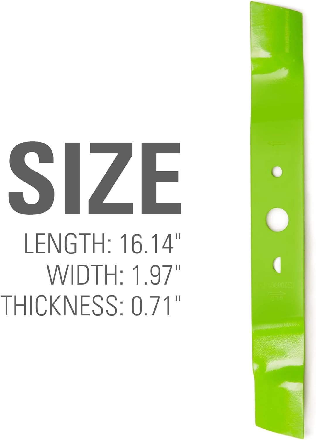 Greenworks 2992402VT Rasenmähermesser, schwarz