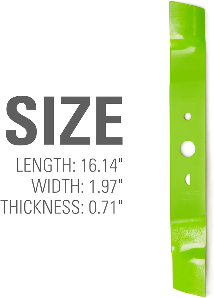 Greenworks 2992402VT Rasenmähermesser, schwarz