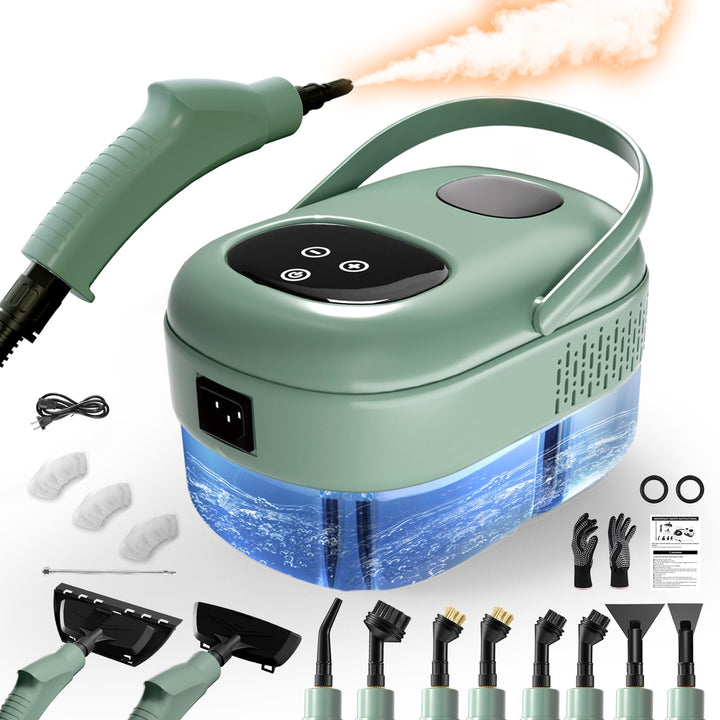 Dampfreiniger, Dampfreiniger Handgerät, 1.1L Wassertank, 15 Sekunden Aufheizzeit, Hochdruck Steam Cl