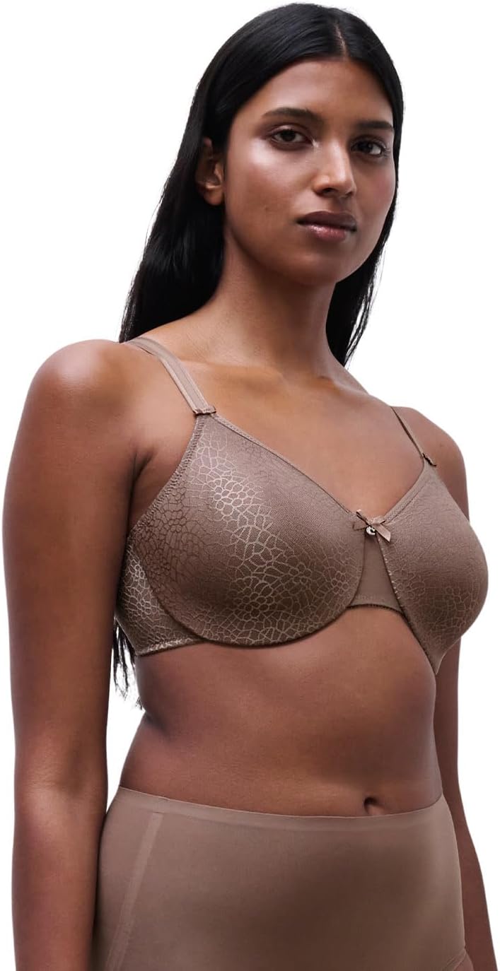 Chantelle C MAGNIFIQUE, Sehr Bedeckender Gemoldeter BH, Unnsichtbare Unterwäsche für Damen 75F Capuc