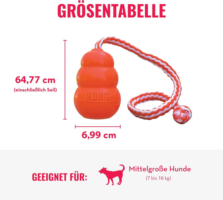 KONG Aqua Floating Fetch Toy - Hundespielzeug Für Wasser, Spiel und Training - Mit Schaumstoff-Innen
