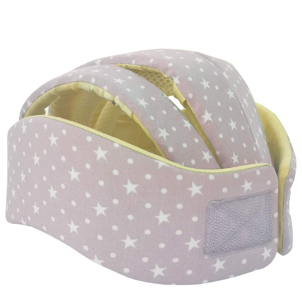 IULONEE Baby Helm Kleinkind Schutzhut Kleinkind Kopfschutz Baumwolle Hut Kleinkind Verstellbarer Sch