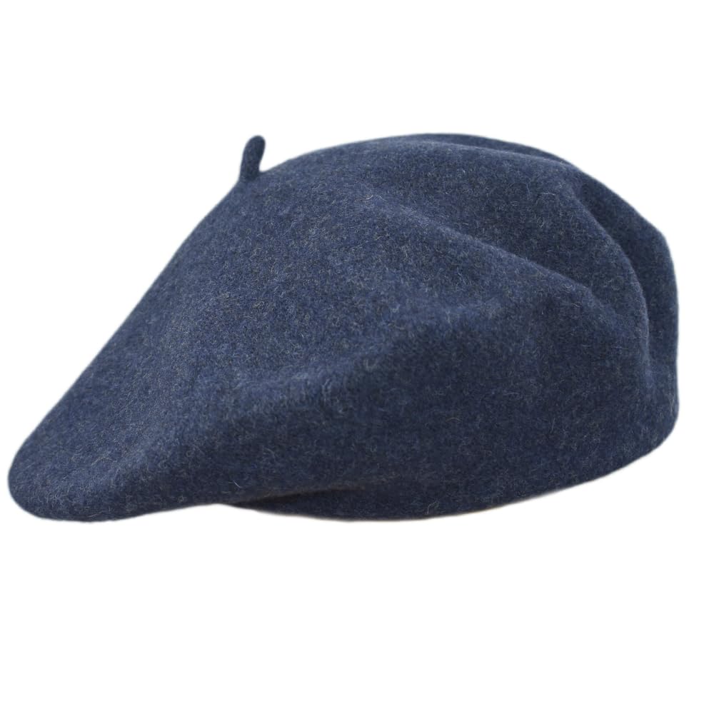 Baskenmütze für Damen, 100 % Wolle, Roma Beret, hergestellt in Italien