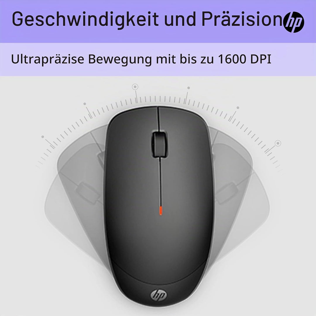 HP 230 Tastatur- und Maus-Set für Omen 25L von HP, HP 14, 15, 17, Chromebook 14, Chromebook x360, Pa