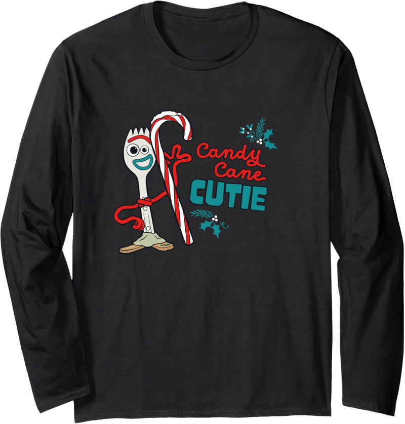 Disney and Pixar’s Toy Story Forky Candy Cane Cutie Holiday Langarmshirt