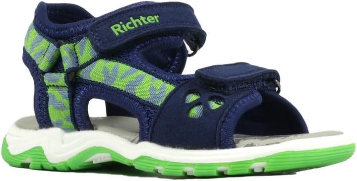 Richter Kinderschuhe Jungen Leon Sandale 27 EU Nautical Apple, 27 EU Nautical Apple