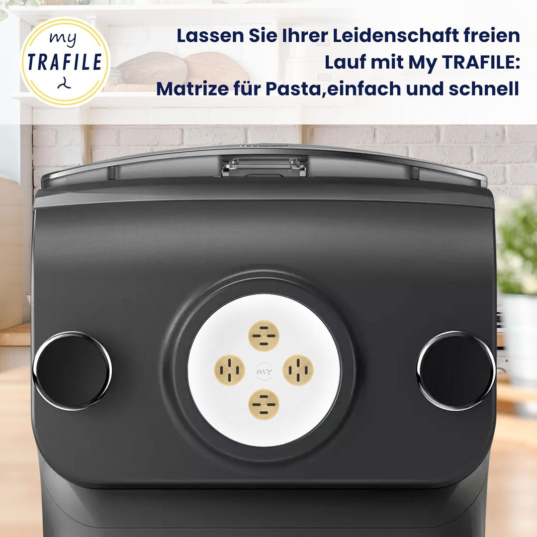 My Trafile – Matrize Linie Pro N°32 Tagliolini 3,5 mm aus POM mit professionellen Einsätzen, kompati