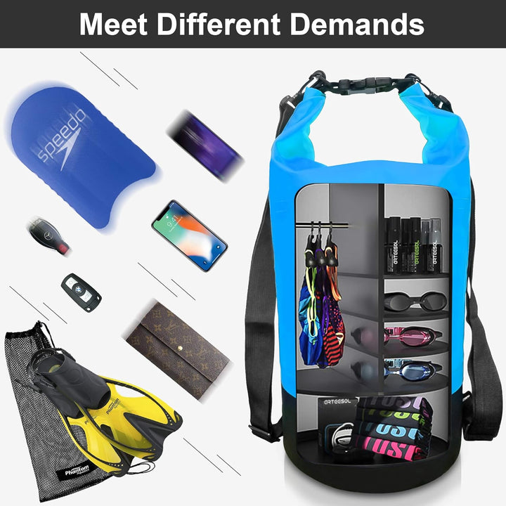 Blackace arteesol Dry Bag wasserdichte Tasche 5L/10L/20L/30L Wasserfester Beutel Packsack mit Langen