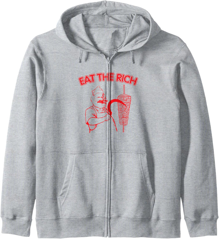 Der Marx Kebab "Eat the Rich" - Kebab Kapuzenjacke