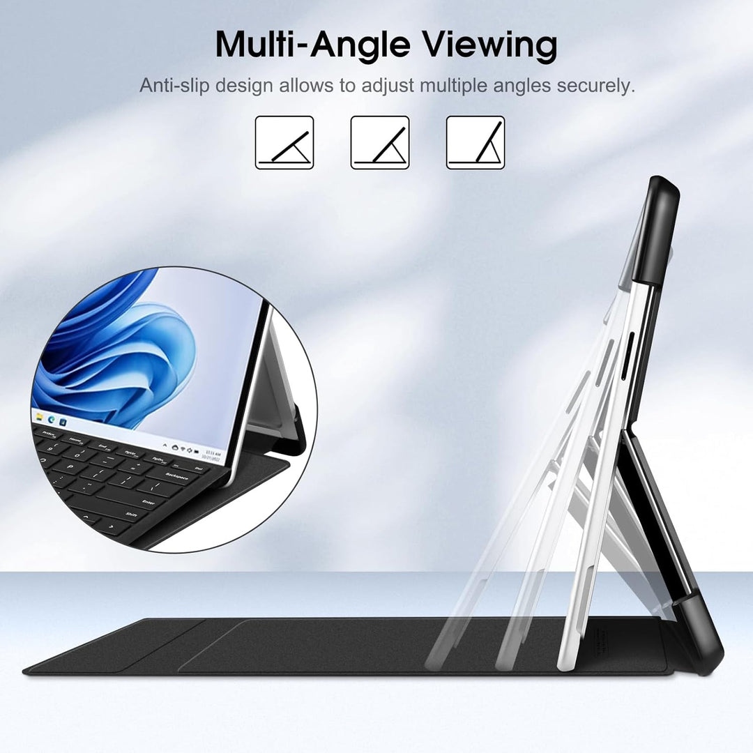 Fintie Hülle für Microsoft Surface Pro 11/10 / 9 (2024-2022) 13 Zoll - Business Schutzhülle mit Hart