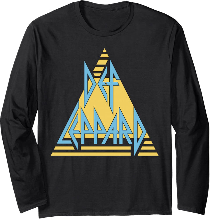 Def Leppard - Pastell Logo Langarmshirt