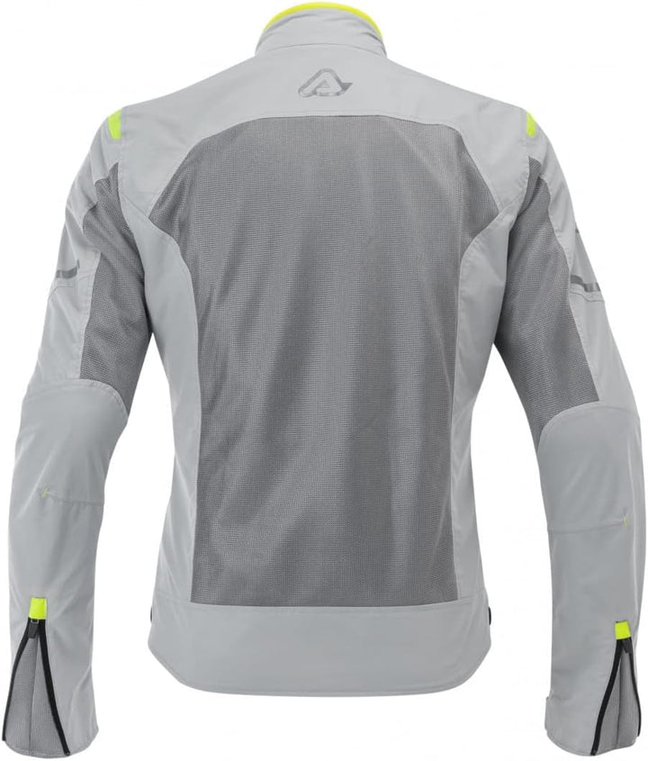 Acerbis Unisex 0023744.290.064 Jacke, Grau/Gelb, M